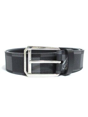 Louis Vuitton Ceinture Architect Damier Graphite Archives Belt 90 36 Black Gray